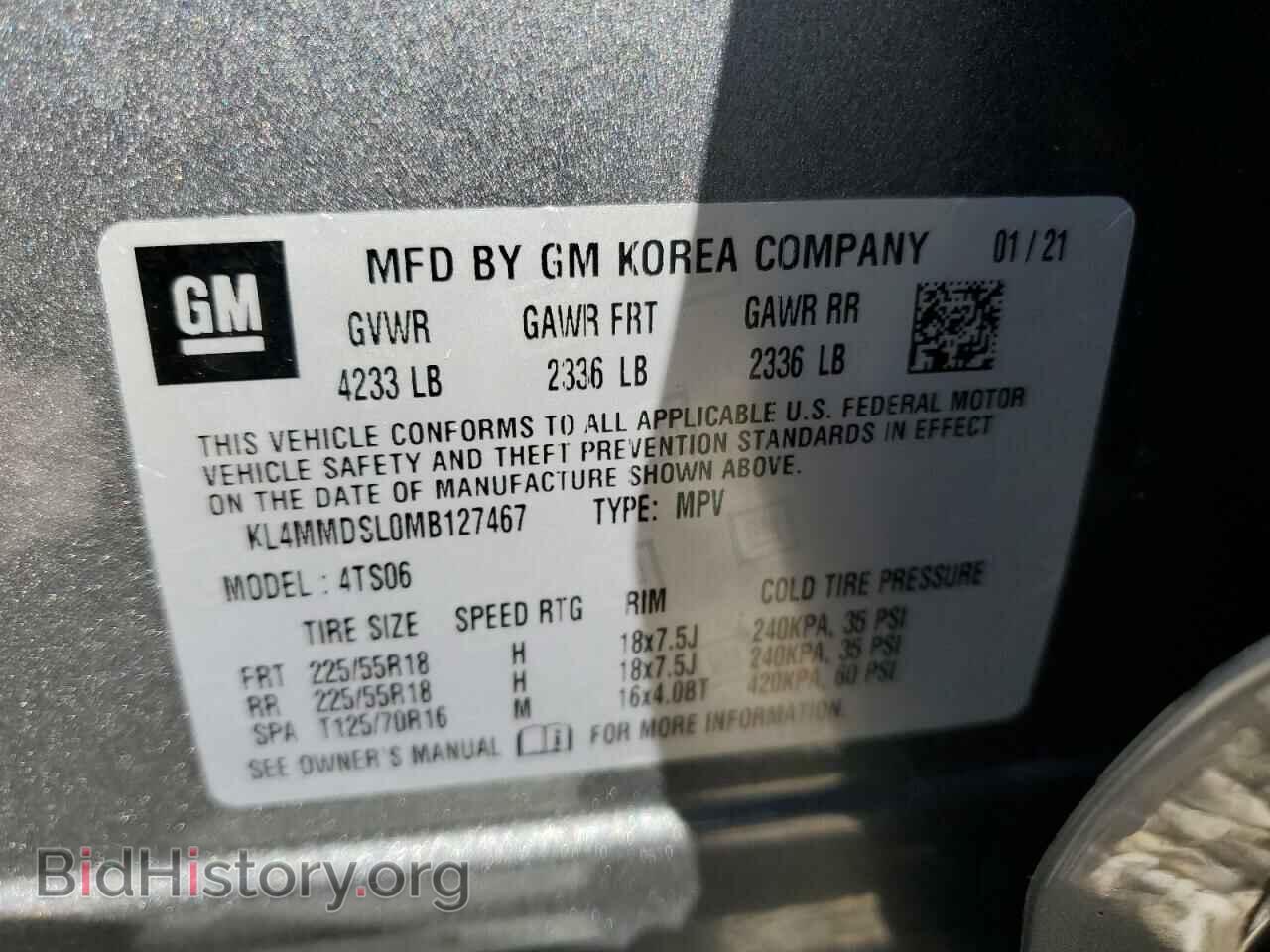 2021 BUICK ENCORE - VIN: KL4MMDSL0MB127467 - Фото 10