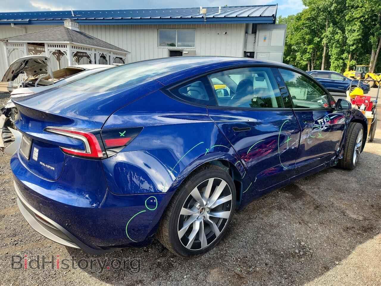 2024 TESLA MODEL 3 - VIN: 5YJ3E1EB2RF769354 - Фото 3