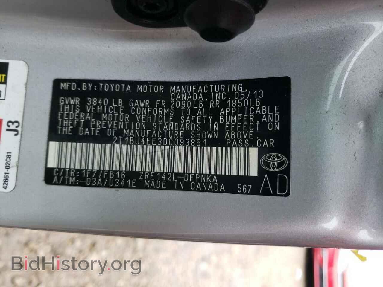 2013 TOYOTA COROLLA - VIN: 2T1BU4EE3DC093861 - Photo 10