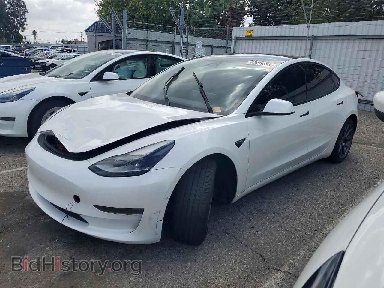 Photo 5YJ3E1EA2MF002782 - TESLA MODEL 3 2021
