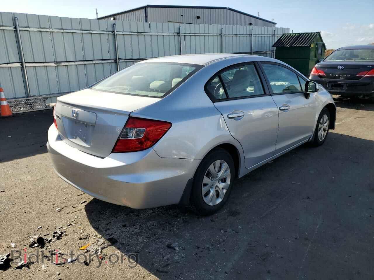 2012 HONDA CIVIC - VIN: 2HGFB2F5XCH562766 - Фото 4