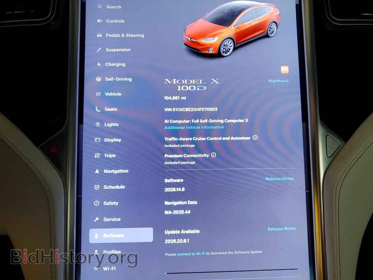 2017 TESLA MODEL X - VIN: 5YJXCBE2XHF070503 - Photo 9