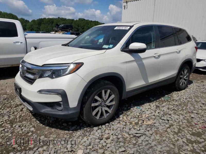 2019 Honda PILOT EXL (VIN 5FNYF6H57KB058017) — photo 1 of 15, Copart, damage: front end