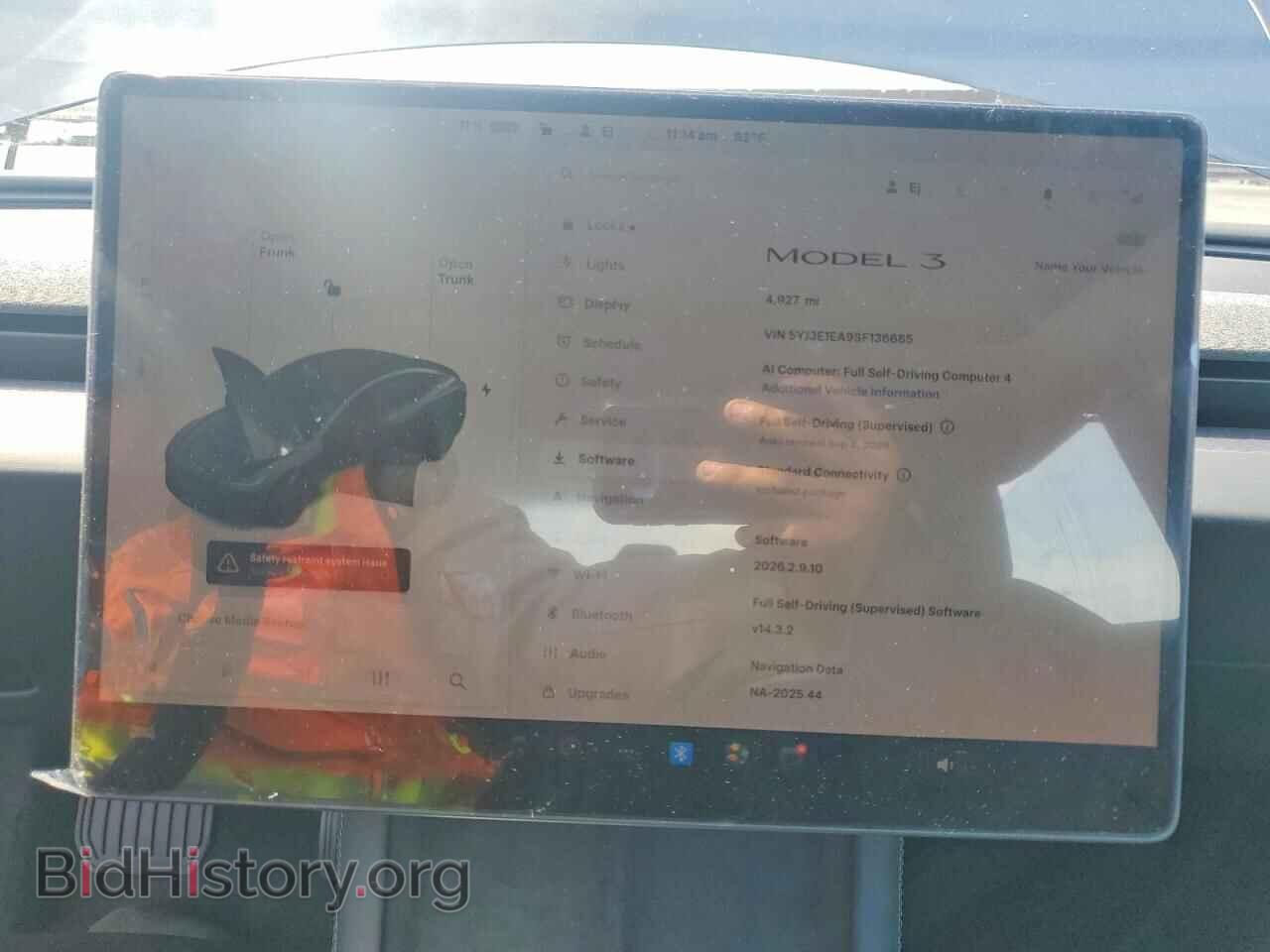 2025 TESLA MODEL 3 - VIN: 5YJ3E1EA9SF136685 - Фото 9