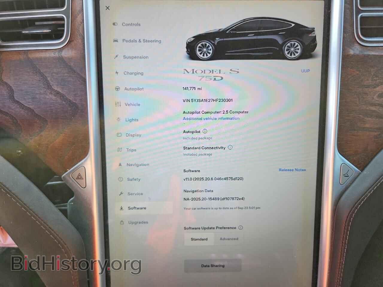 2017 TESLA MODEL S - VIN: 5YJSA1E27HF230301 - Photo 9