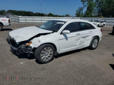 2014 Chrysler 200 LX, white — VIN 1C3CCBAB4EN208865, Copart