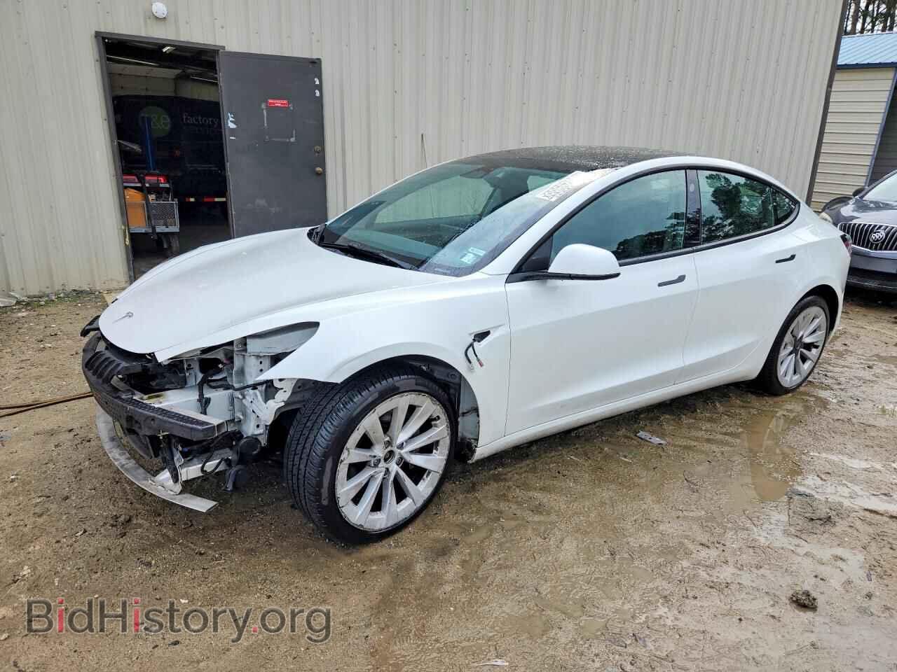 Photo 5YJ3E1EB5NF289738 - TESLA MODEL 3 2022