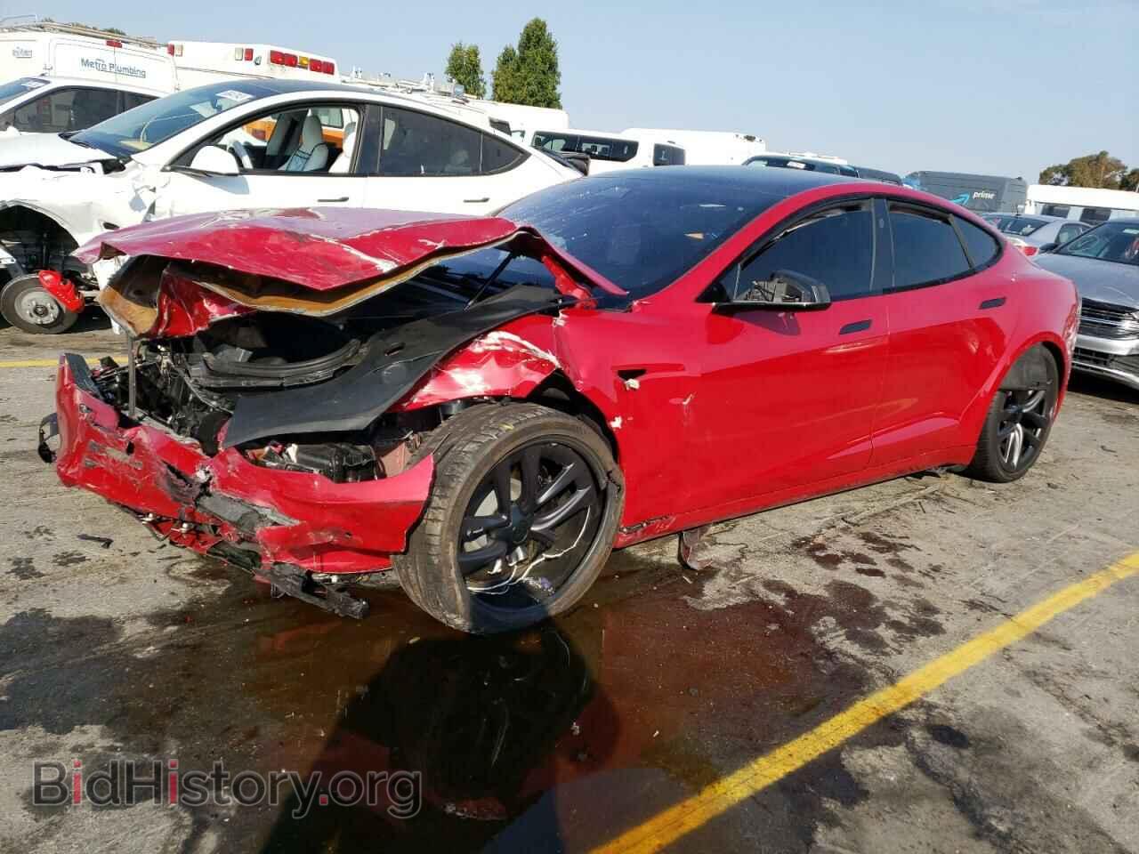 Photo 5YJSA1E55MF448726 - TESLA MODEL S 2021