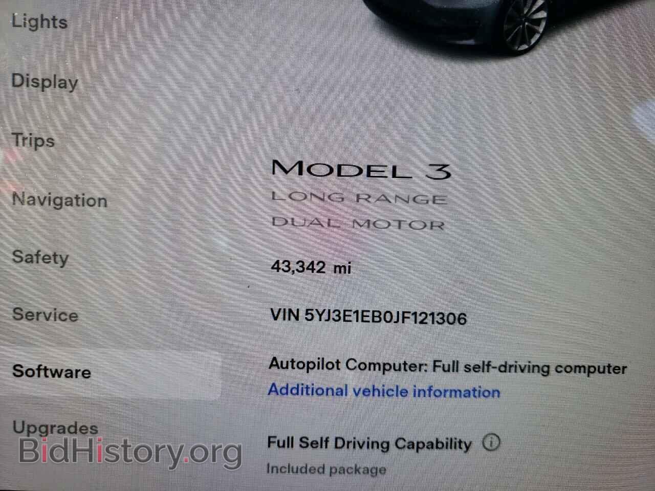 2018 TESLA MODEL 3 - VIN: 5YJ3E1EB0JF121306 - Фото 8