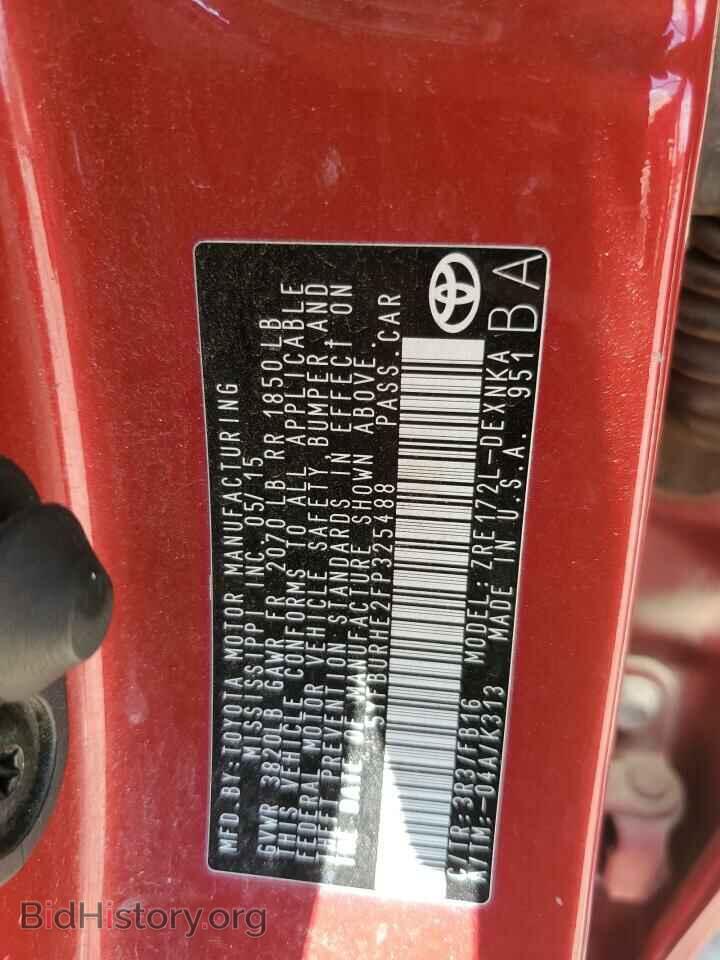 2015 TOYOTA COROLLA - VIN: 5YFBURHE2FP325488 - Фото 12