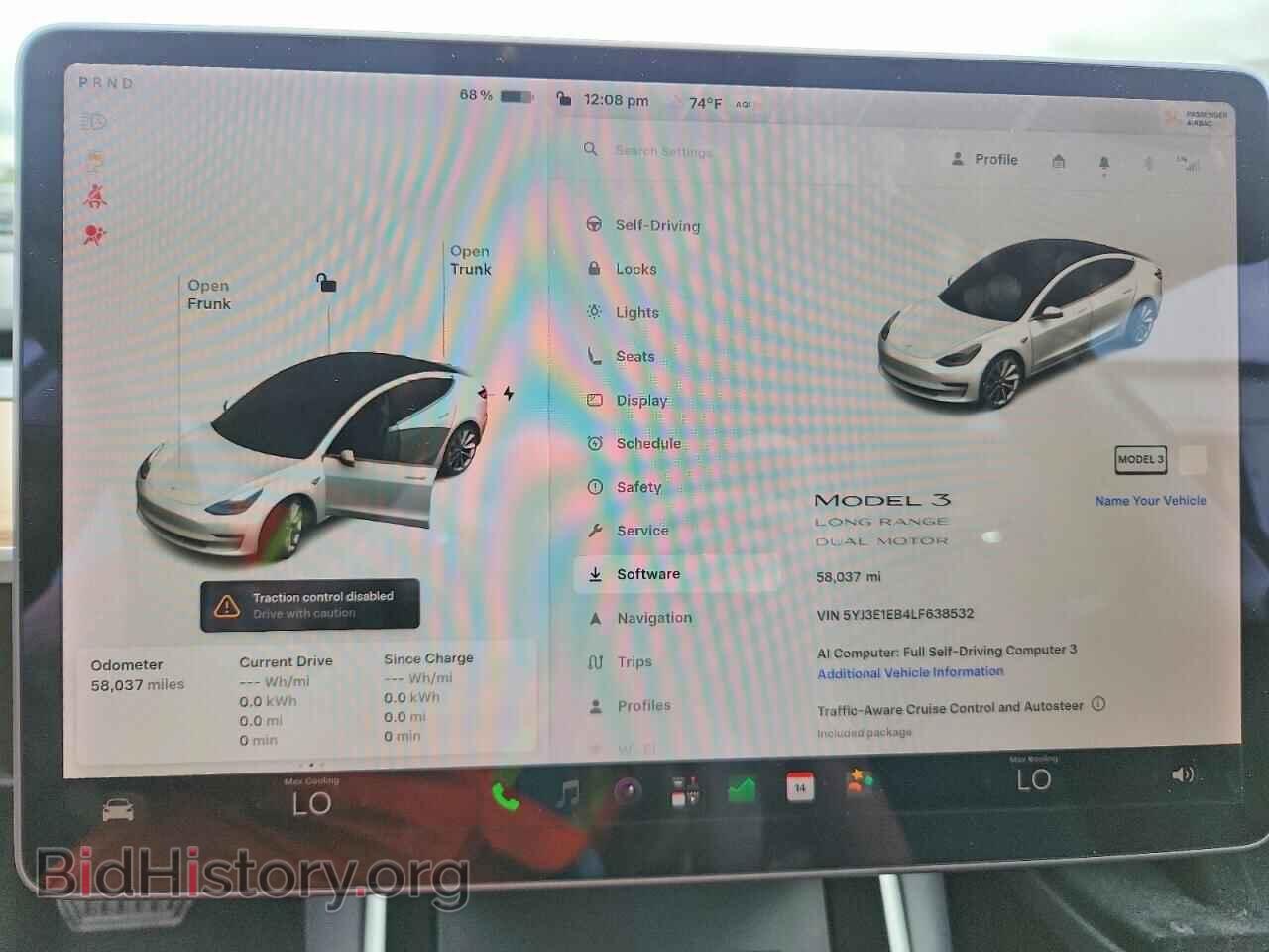 2020 TESLA MODEL 3 - VIN: 5YJ3E1EB4LF638532 - Photo 9