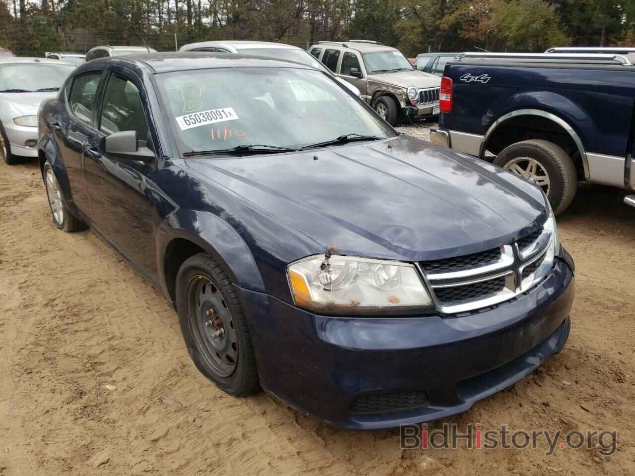 Photo 1C3CDZAB6EN131504 - DODGE AVENGER 2014