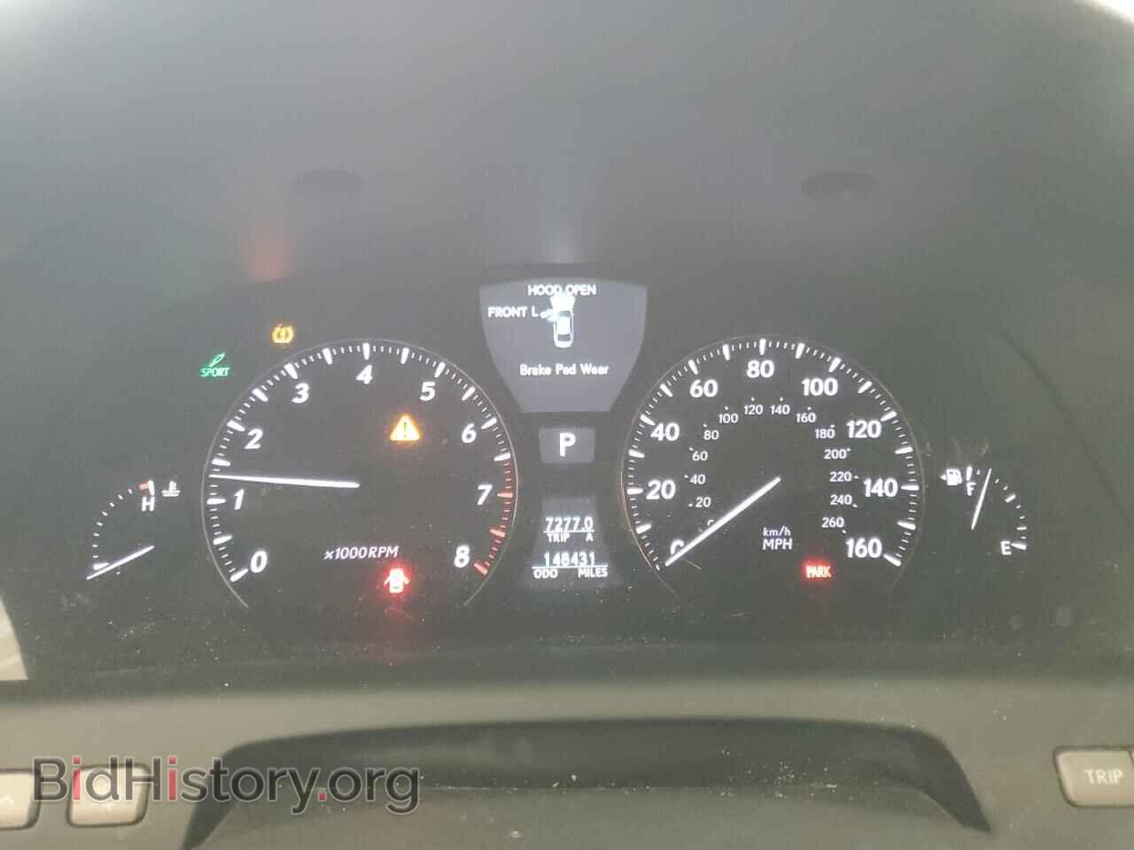 2010 LEXUS LS460 - VIN: JTHDL5EF2A5001172 - Фото 9