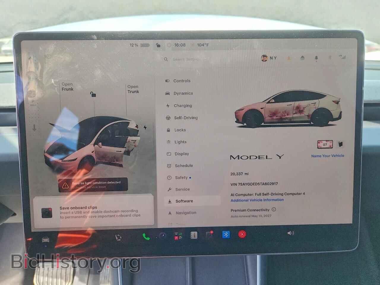2026 TESLA MODEL Y - VIN: 7SAYGDED5TA602917 - Photo 9
