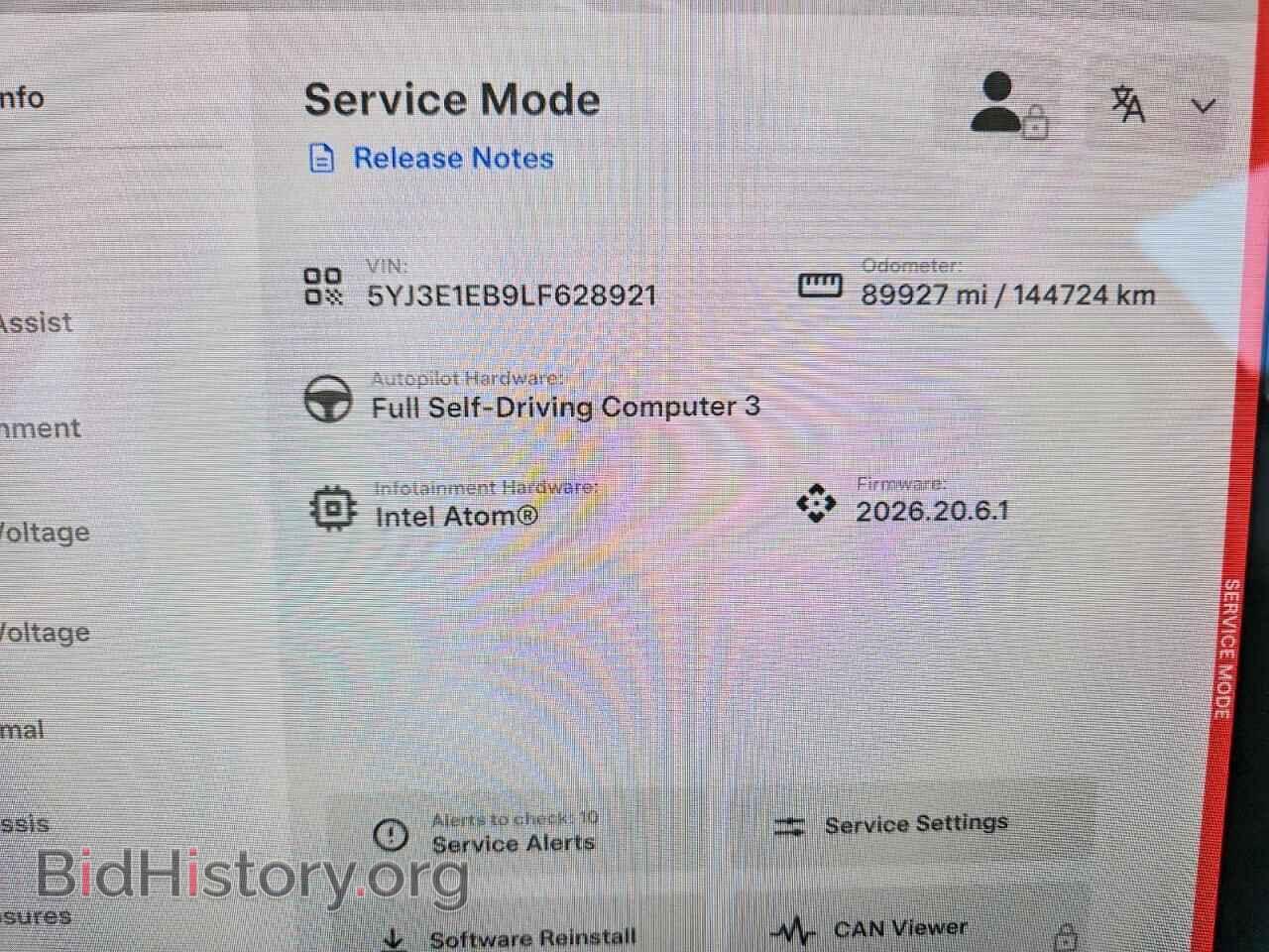 2020 TESLA MODEL 3 - VIN: 5YJ3E1EB9LF628921 - Фото 9