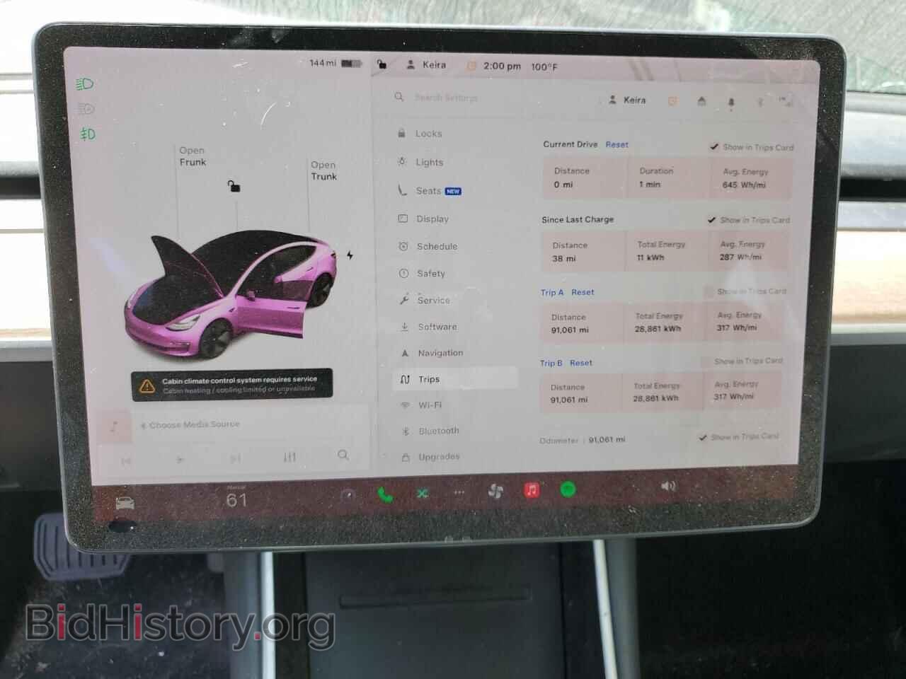 2018 TESLA MODEL 3 - VIN: 5YJ3E1EB0JF144276 - Фото 9
