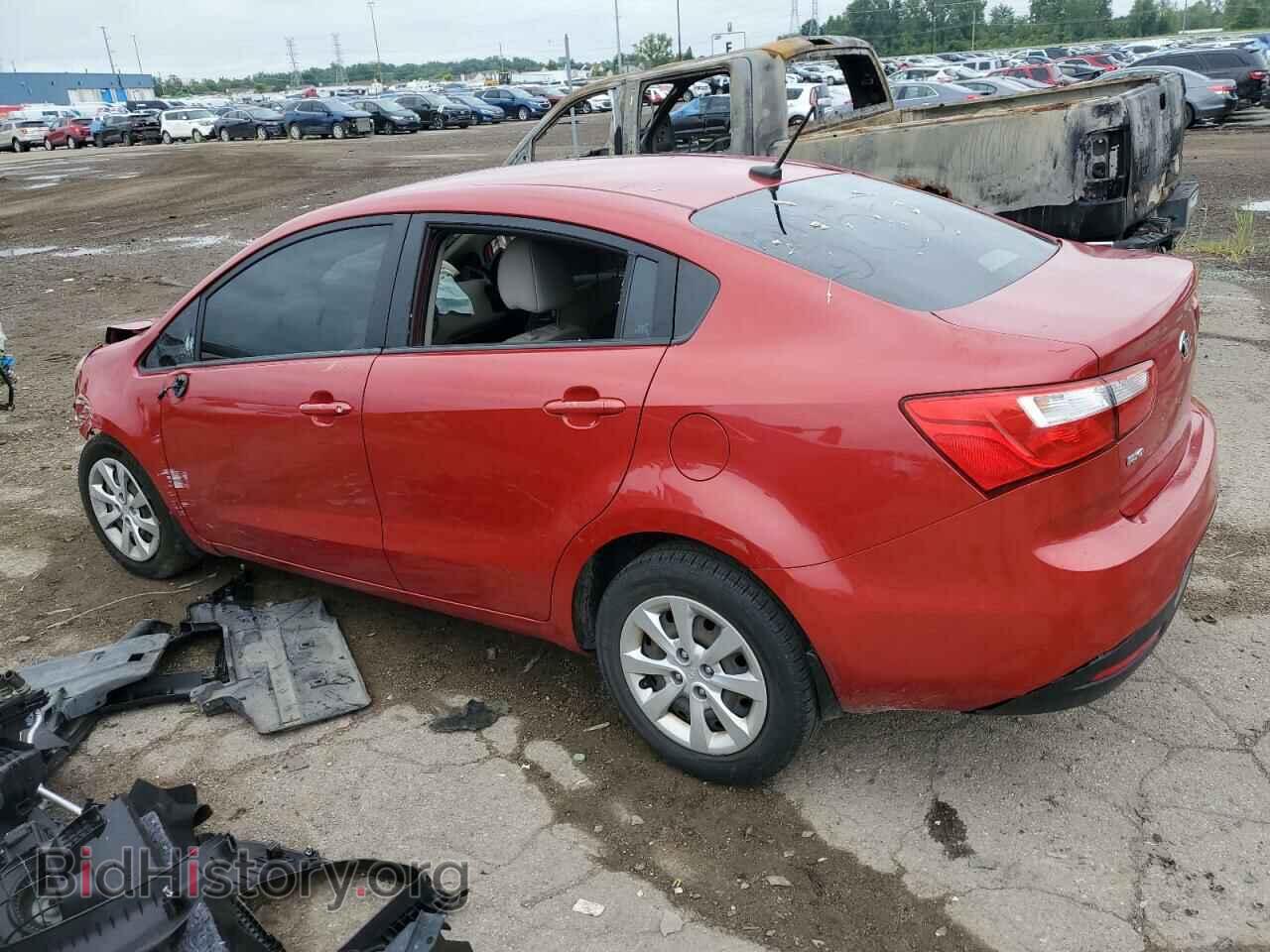 2015 KIA RIO - VIN: KNADM4A33F6503255 - Фото 2