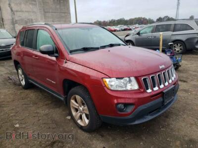 2012 Jeep COMPASS Compass SP, red — VIN 1C4NJDBB5CD676854, Copart
