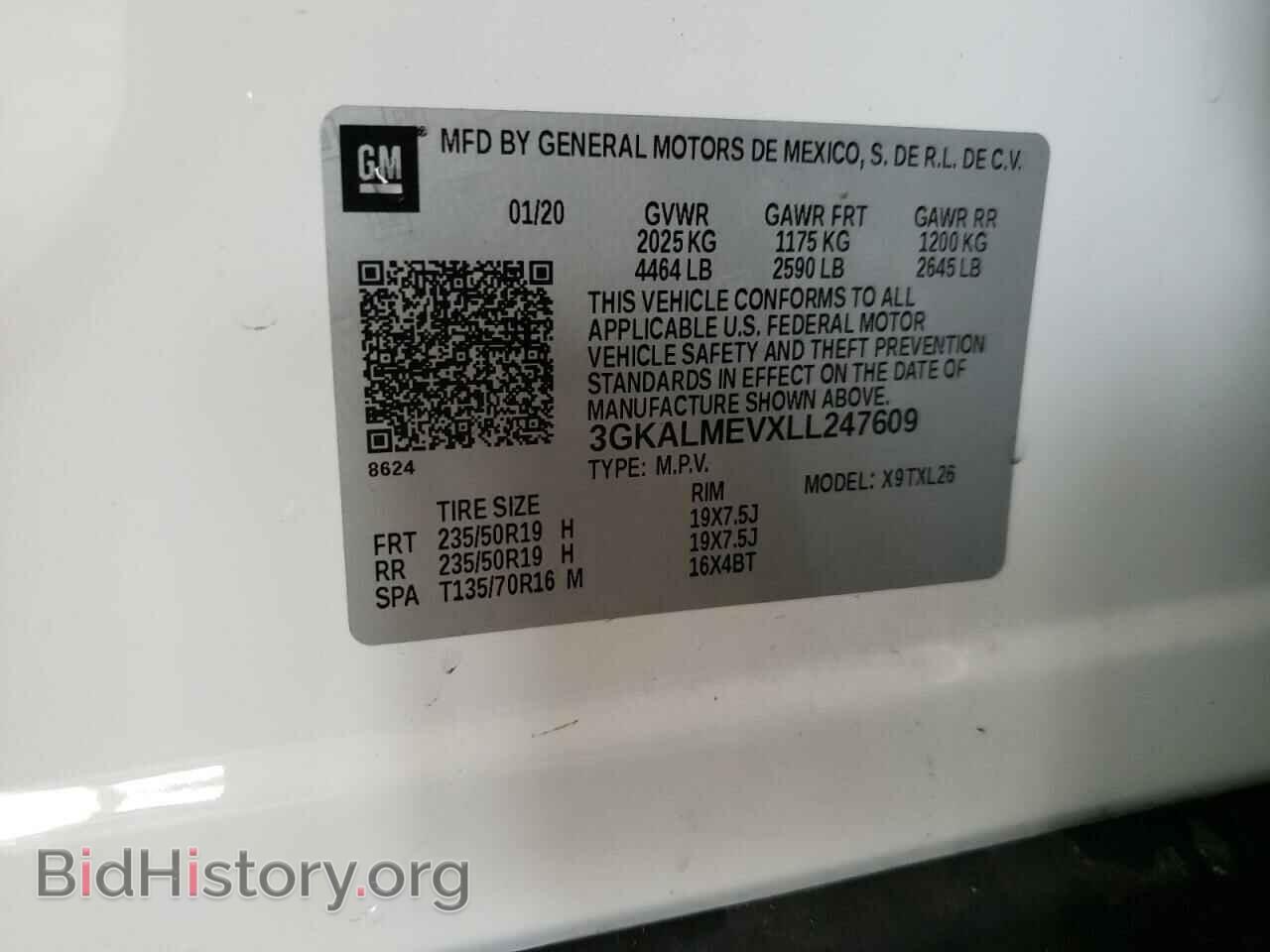 2020 GMC TERRAIN - VIN: 3GKALMEVXLL247609 - Фото 10
