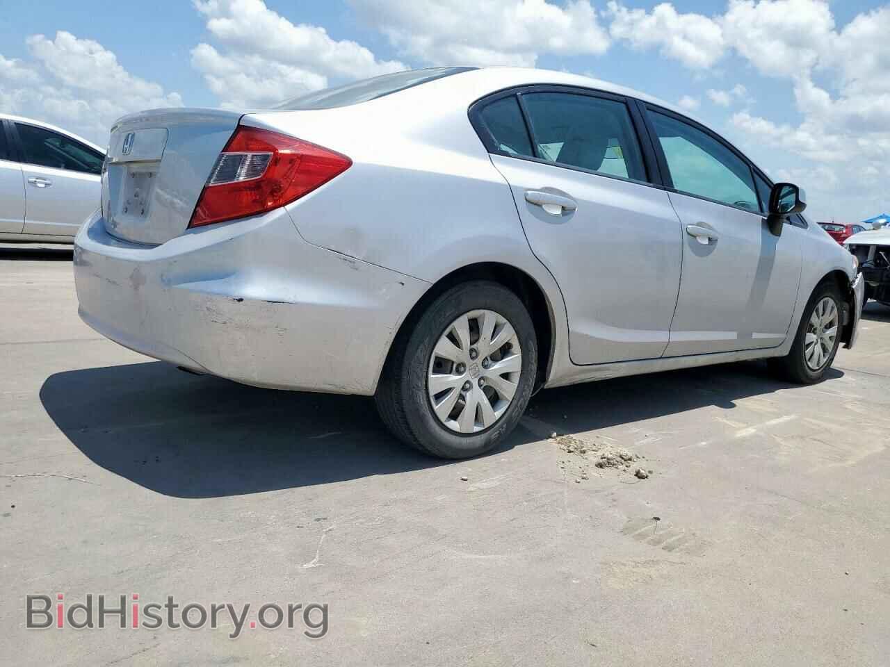 2012 HONDA CIVIC - VIN: 19XFB2F50CE345589 - Фото 3