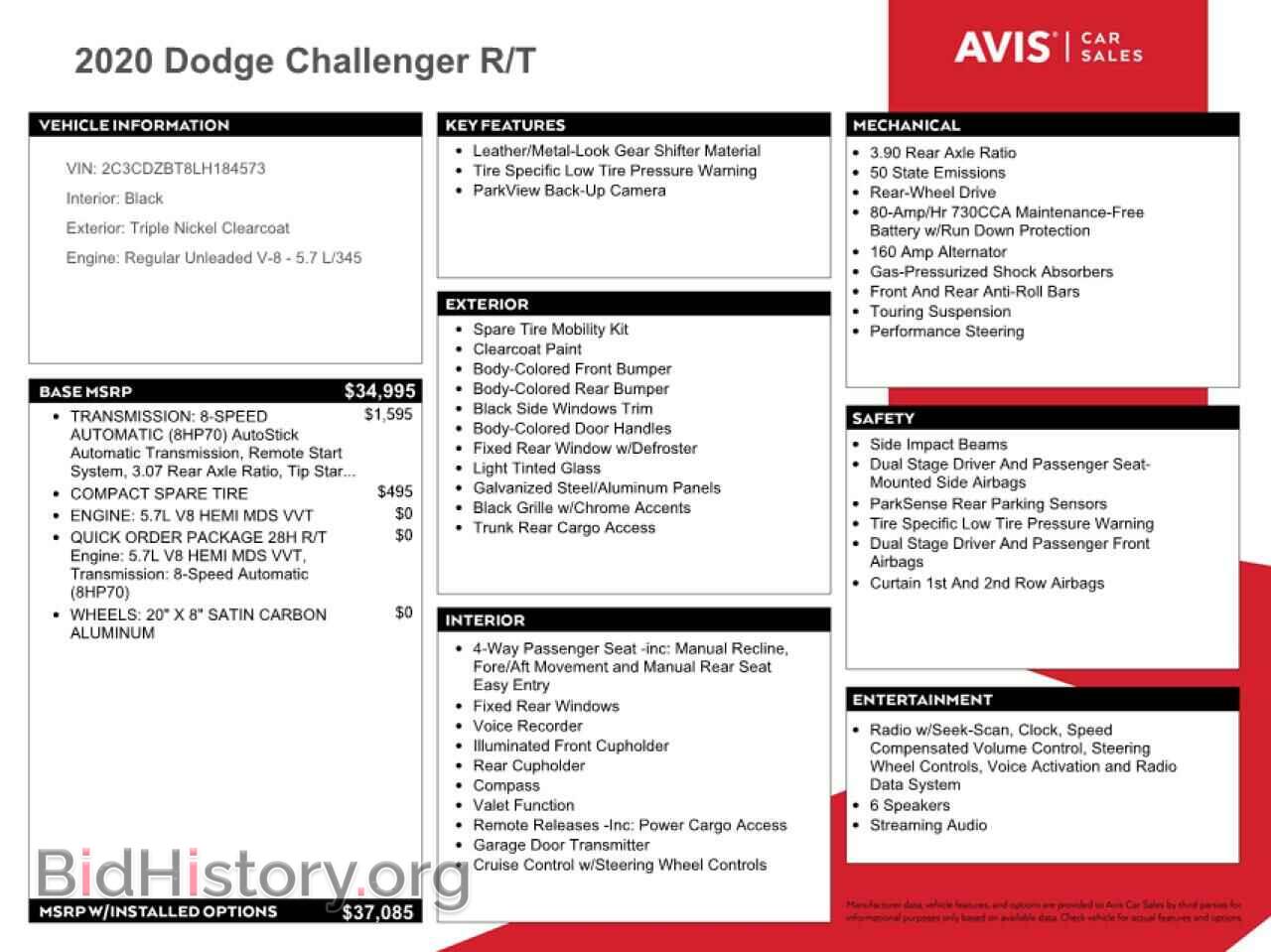 2020 DODGE CHALLENGER - VIN: 2C3CDZBT8LH184573 - Фото 10