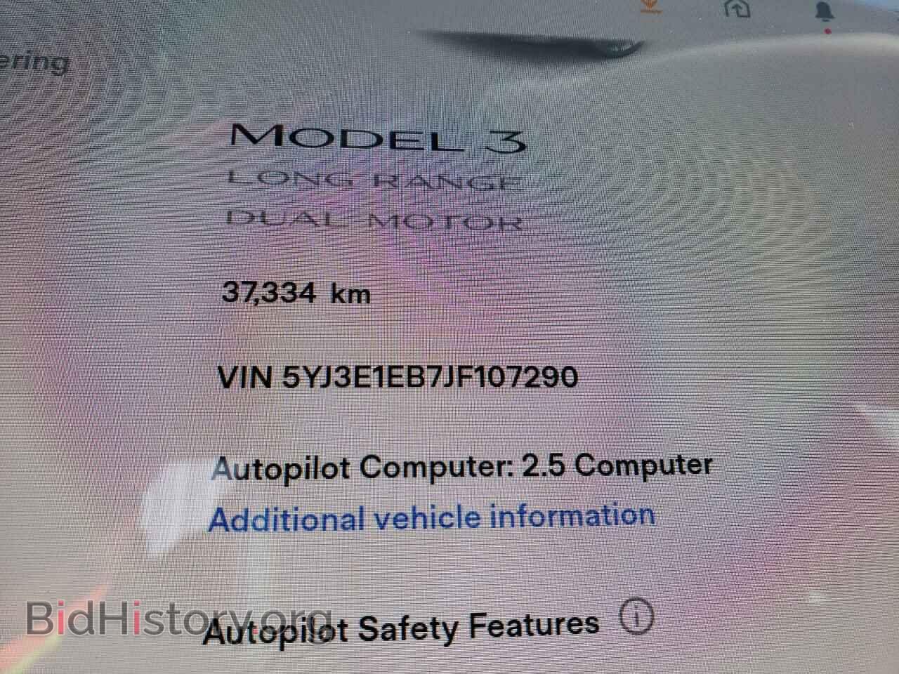 2018 TESLA MODEL 3 - VIN: 5YJ3E1EB7JF107290 - Фото 8