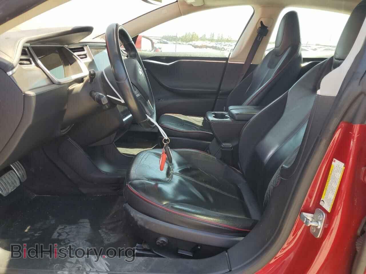2014 TESLA MODEL S - VIN: 5YJSA1H17EFP29100 - Фото 7