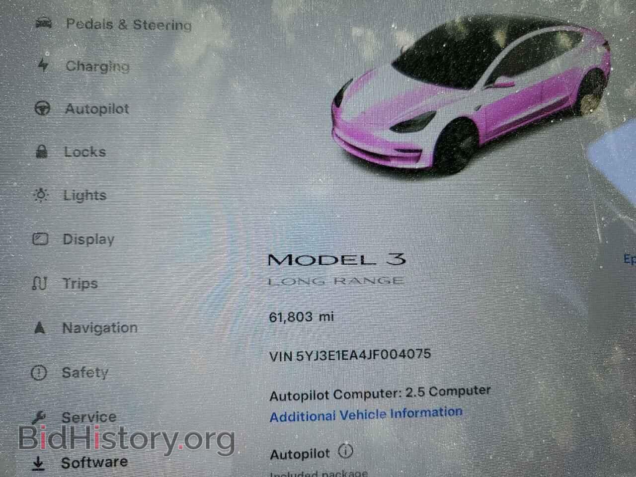 2018 TESLA MODEL 3 - VIN: 5YJ3E1EA4JF004075 - Photo 9