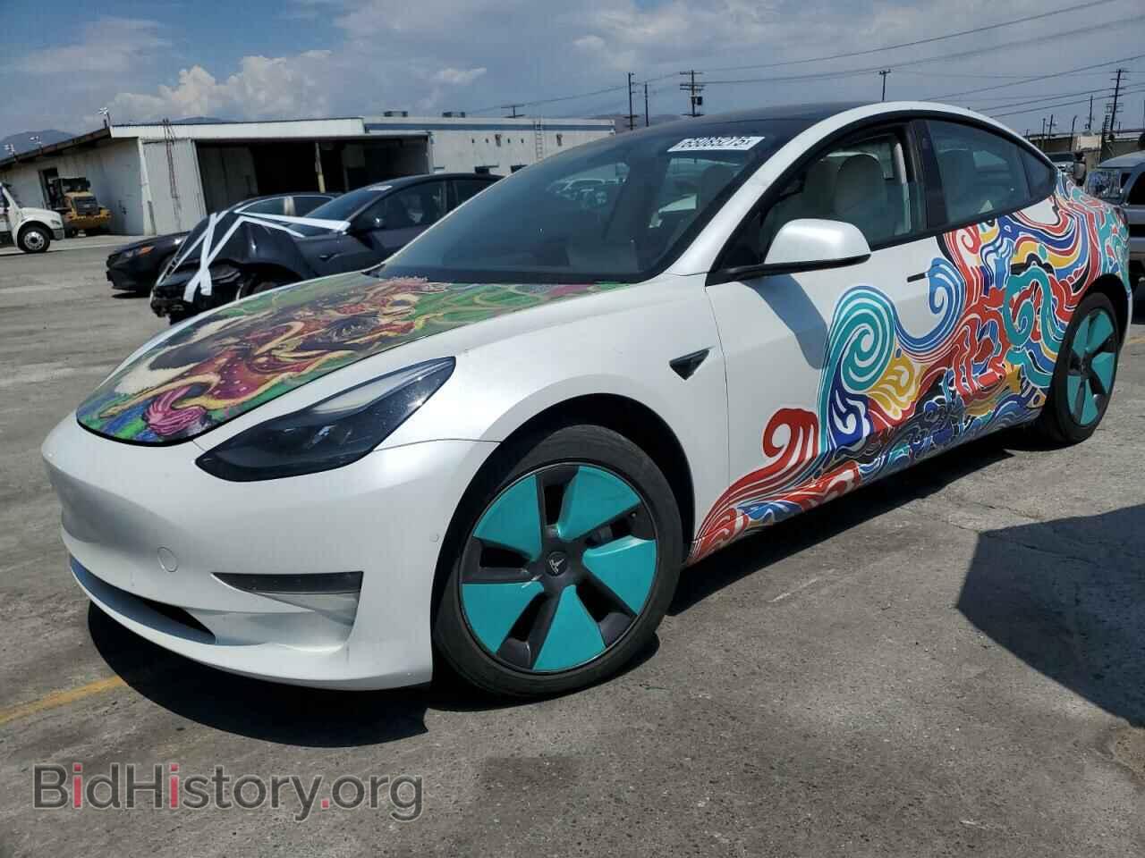 Photo 5YJ3E1EB6MF925095 - TESLA MODEL 3 2021
