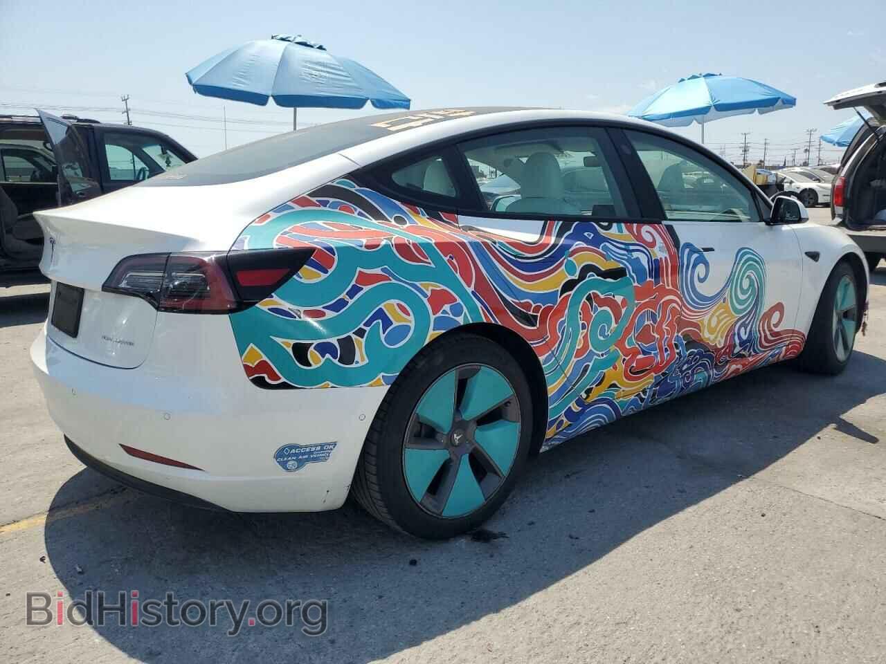 2021 TESLA MODEL 3 - VIN: 5YJ3E1EB6MF925095 - Фото 3