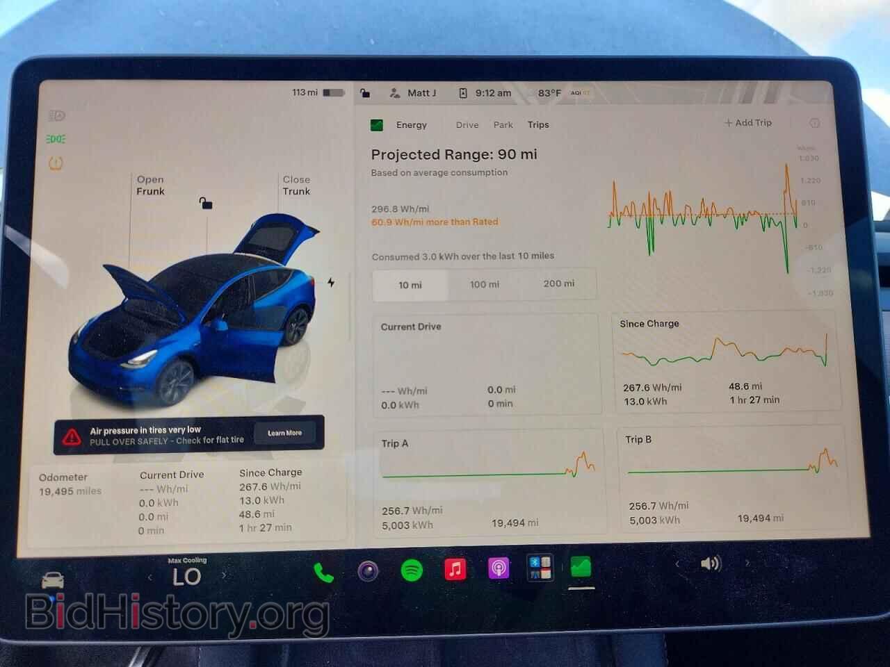 2025 TESLA MODEL Y - VIN: 7SAYGDED8SA364186 - Photo 9