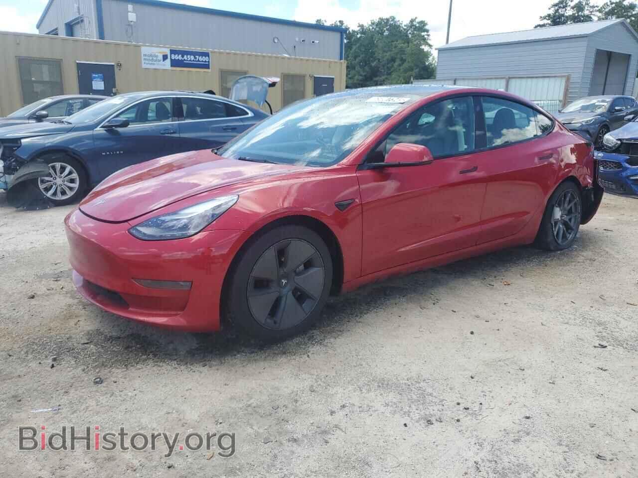 Photo 5YJ3E1EA7NF190670 - TESLA MODEL 3 2022