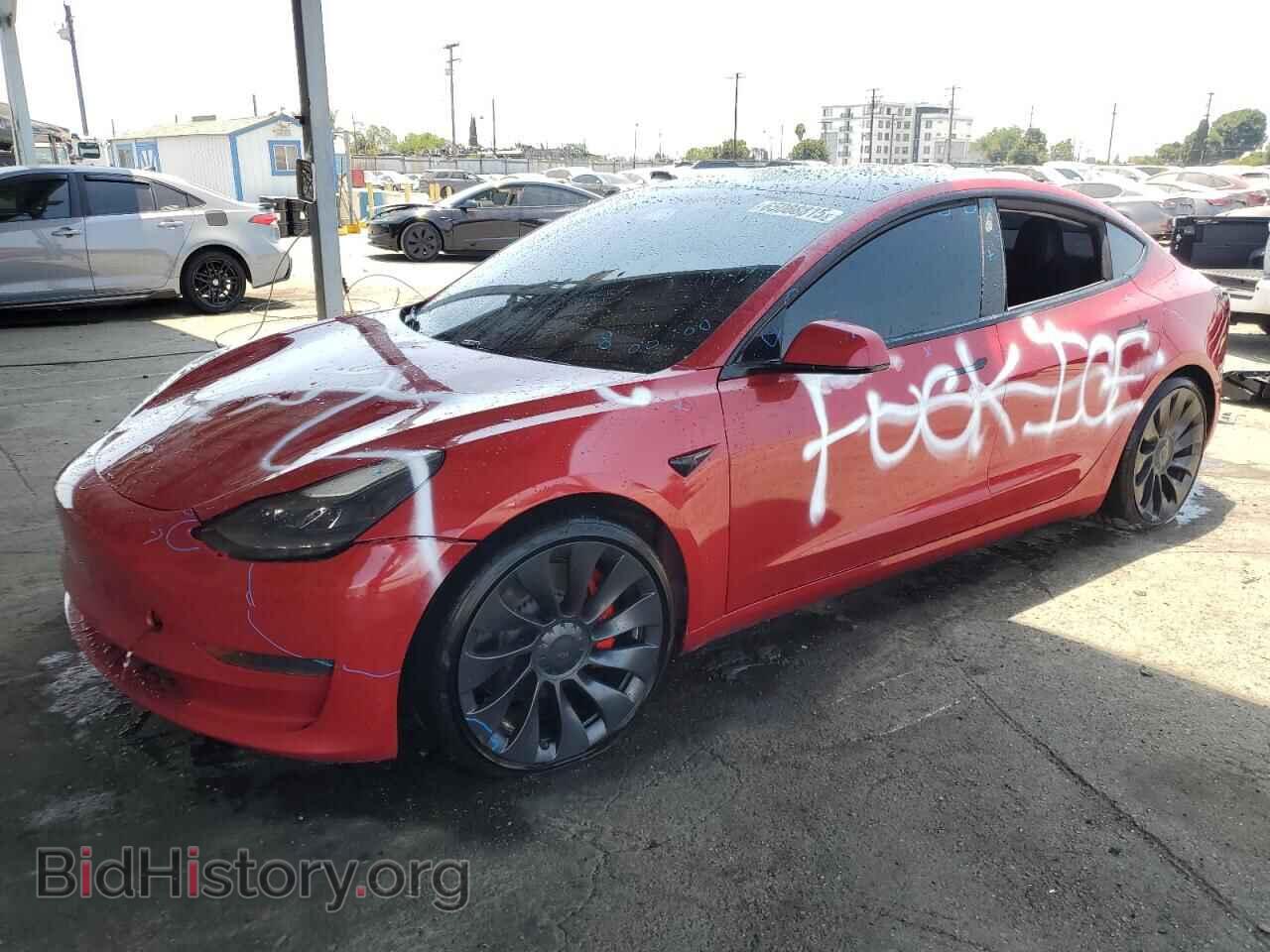 Photo 5YJ3E1EC7MF005842 - TESLA MODEL 3 2021