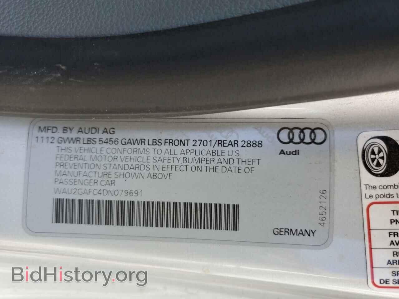 2013 AUDI A7 - VIN: WAU2GAFC4DN079691 - Photo 12