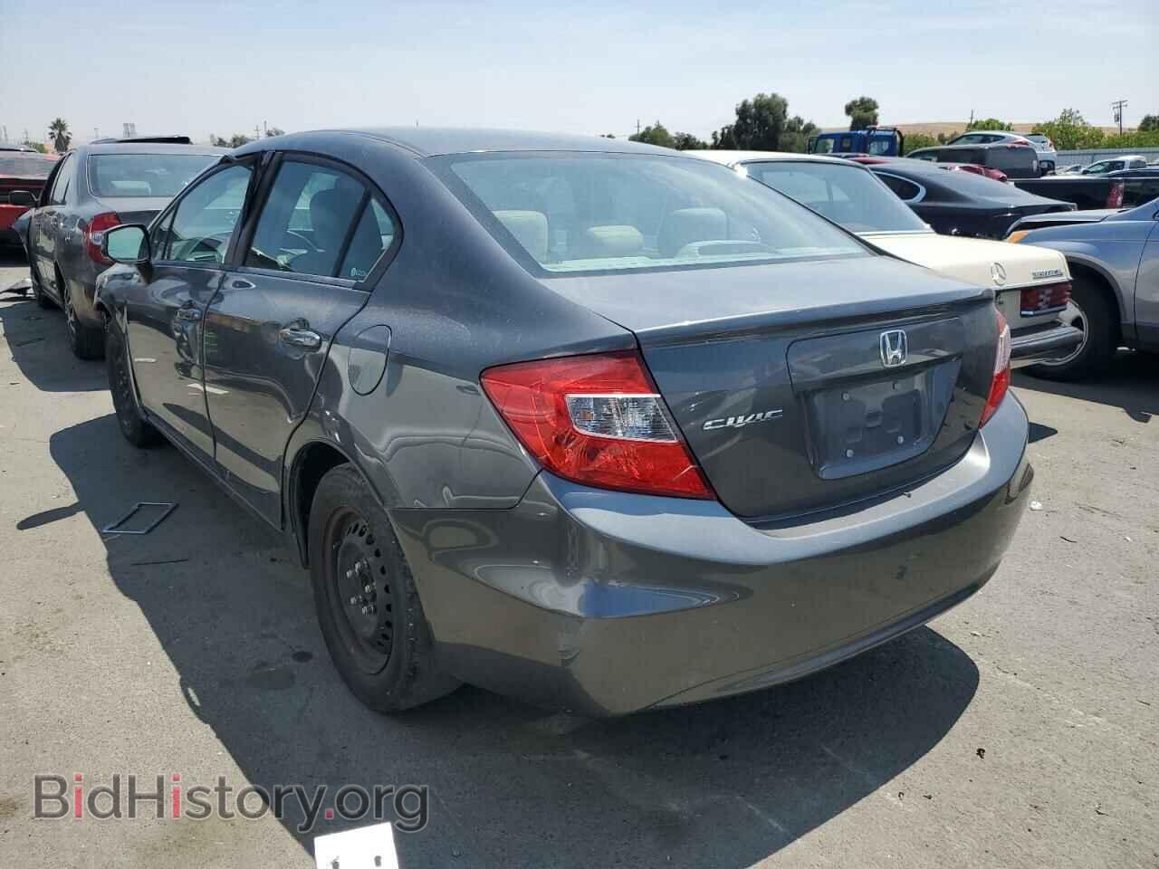 2012 HONDA CIVIC - VIN: 2HGFB2F54CH325786 - Фото 2