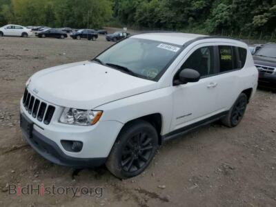 2012 Jeep COMPASS Latitude, белый — VIN 1C4NJDEB3CD686150, Copart