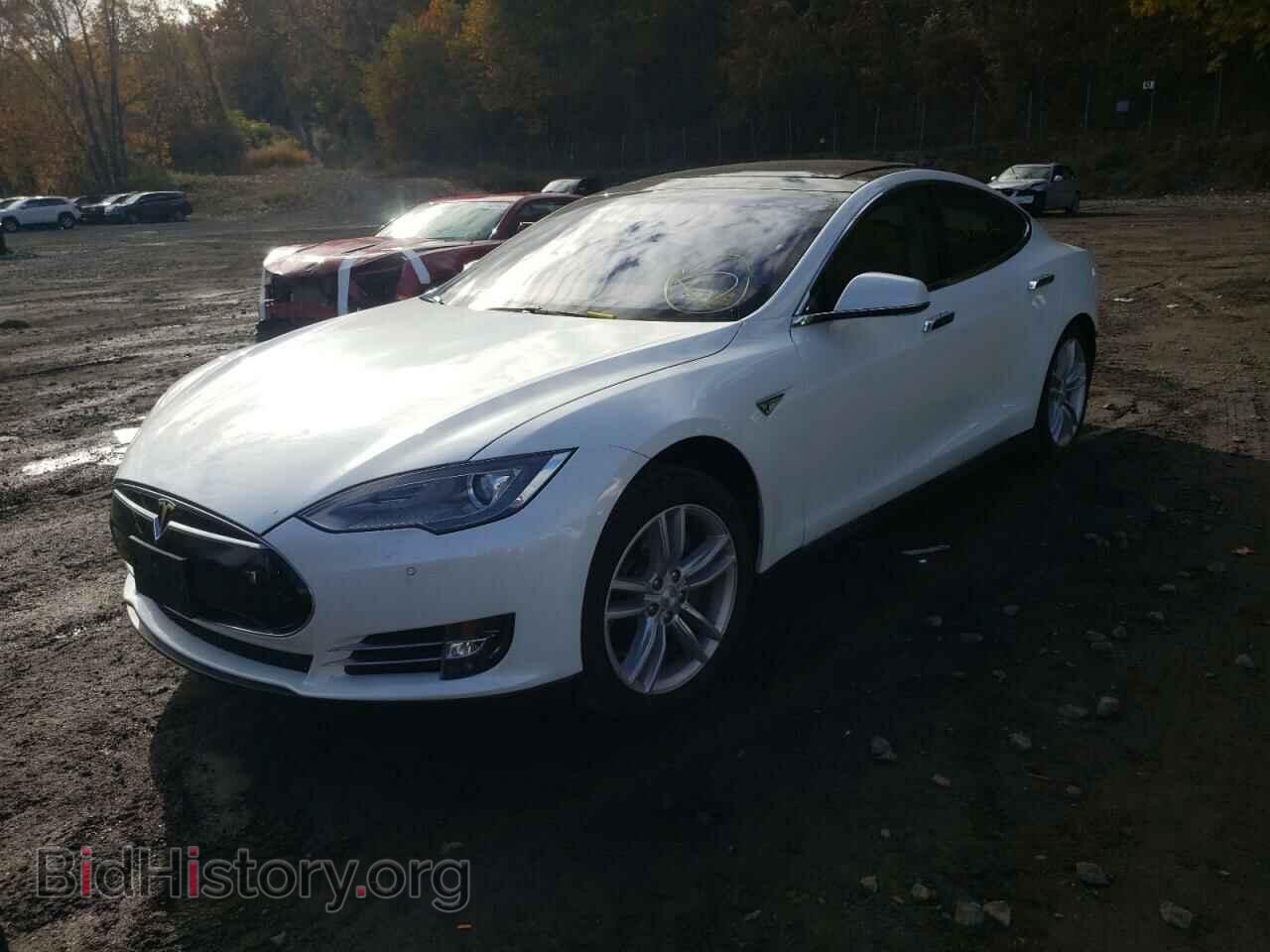 2014 TESLA MODEL S - VIN: 5YJSA1H16EFP37978 - Фото 2