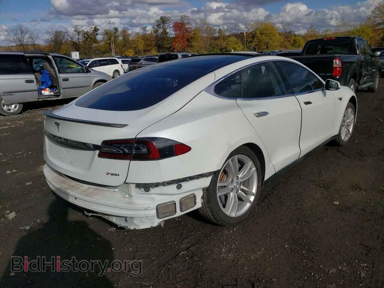 2014 TESLA MODEL S - VIN: 5YJSA1H16EFP37978 - Фото 4