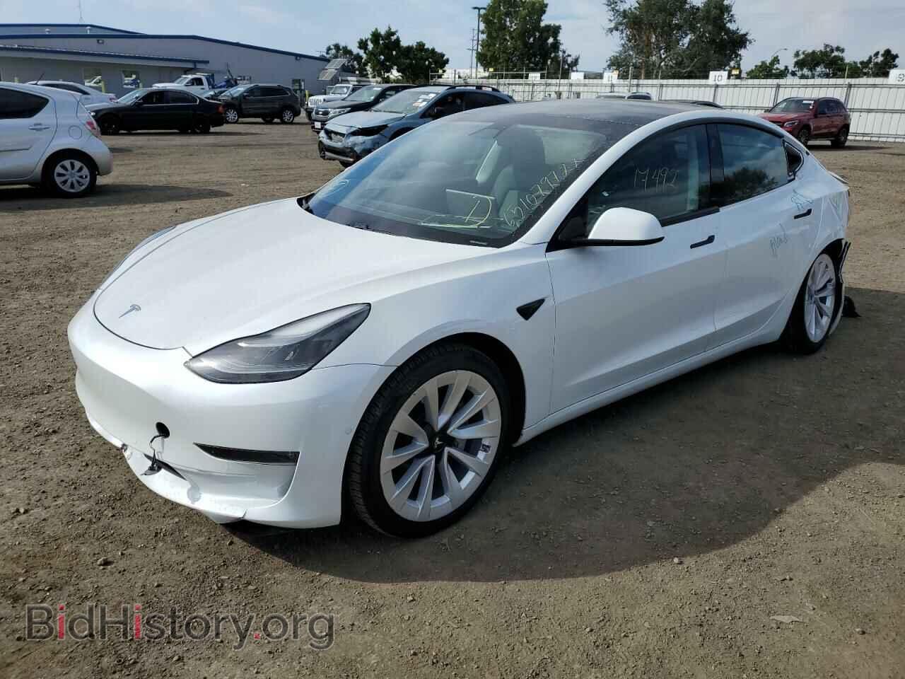 2021 TESLA MODEL 3 - VIN: 5YJ3E1EB5MF919093 - Фото 2