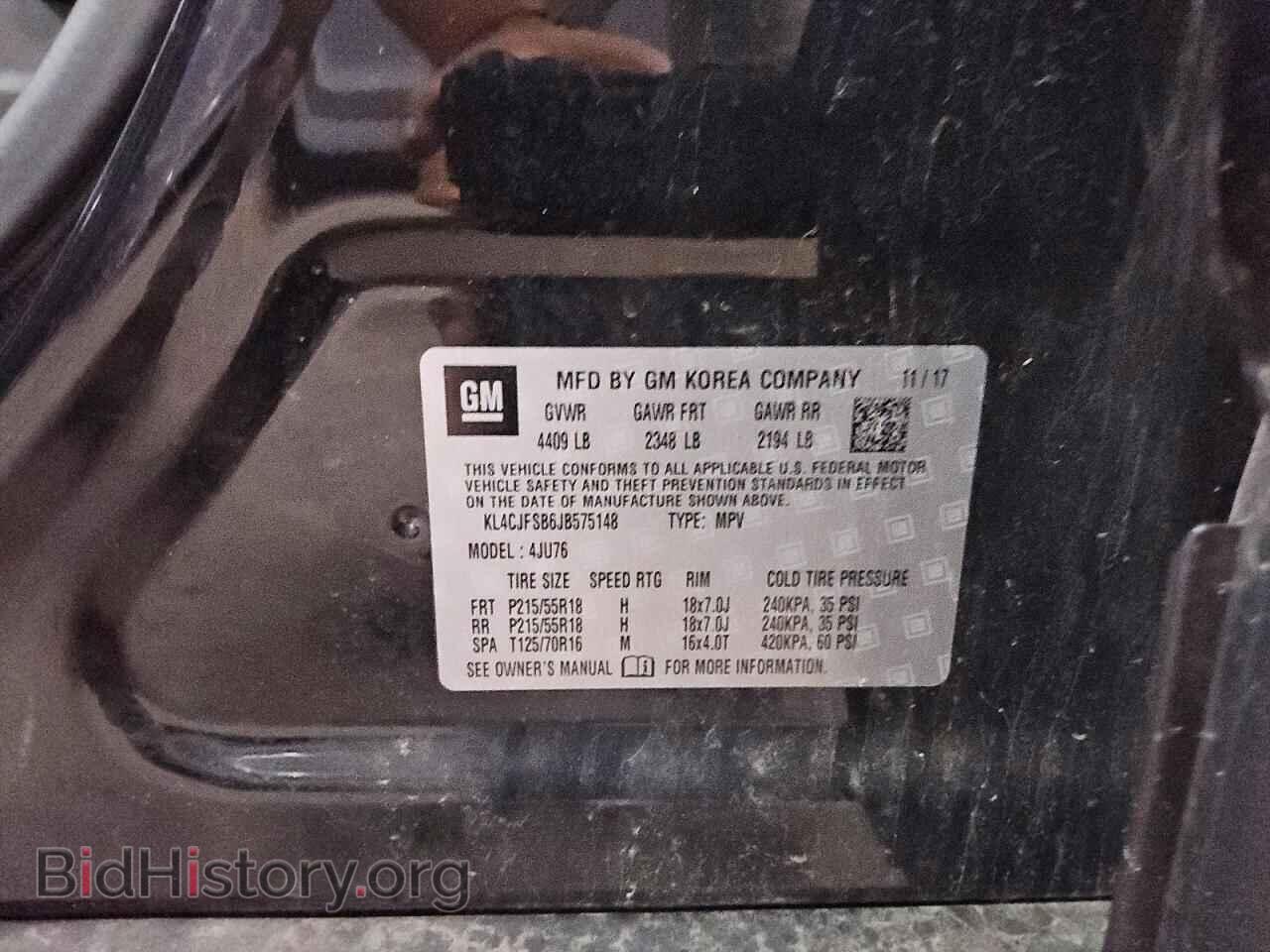 2018 BUICK ENCORE - VIN: KL4CJFSB6JB575148 - Photo 13