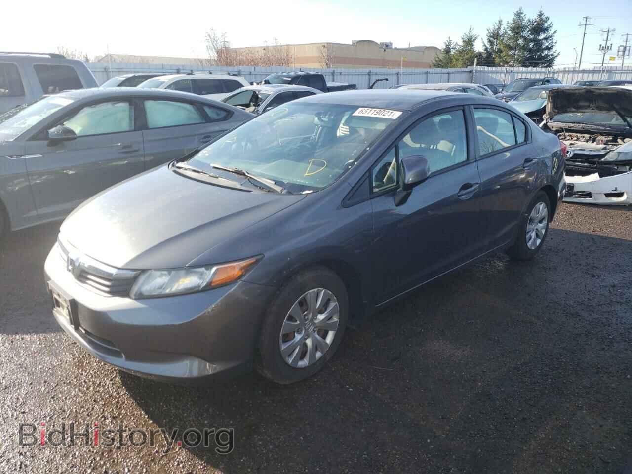 2012 HONDA CIVIC - VIN: 2HGFB2F40CH101129 - Фото 2