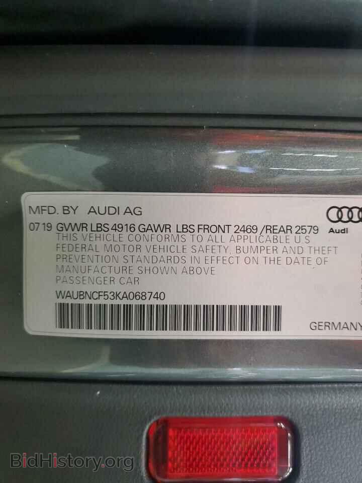 2019 AUDI A5 - VIN: WAUBNCF53KA068740 - Фото 12