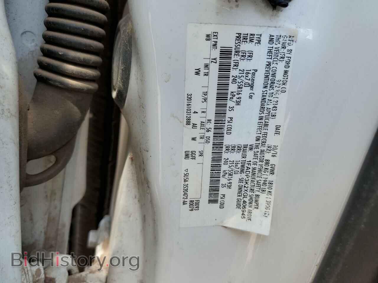 2016 FORD FOCUS - VIN: 1FADP3K2XGL406945 - Фото 12