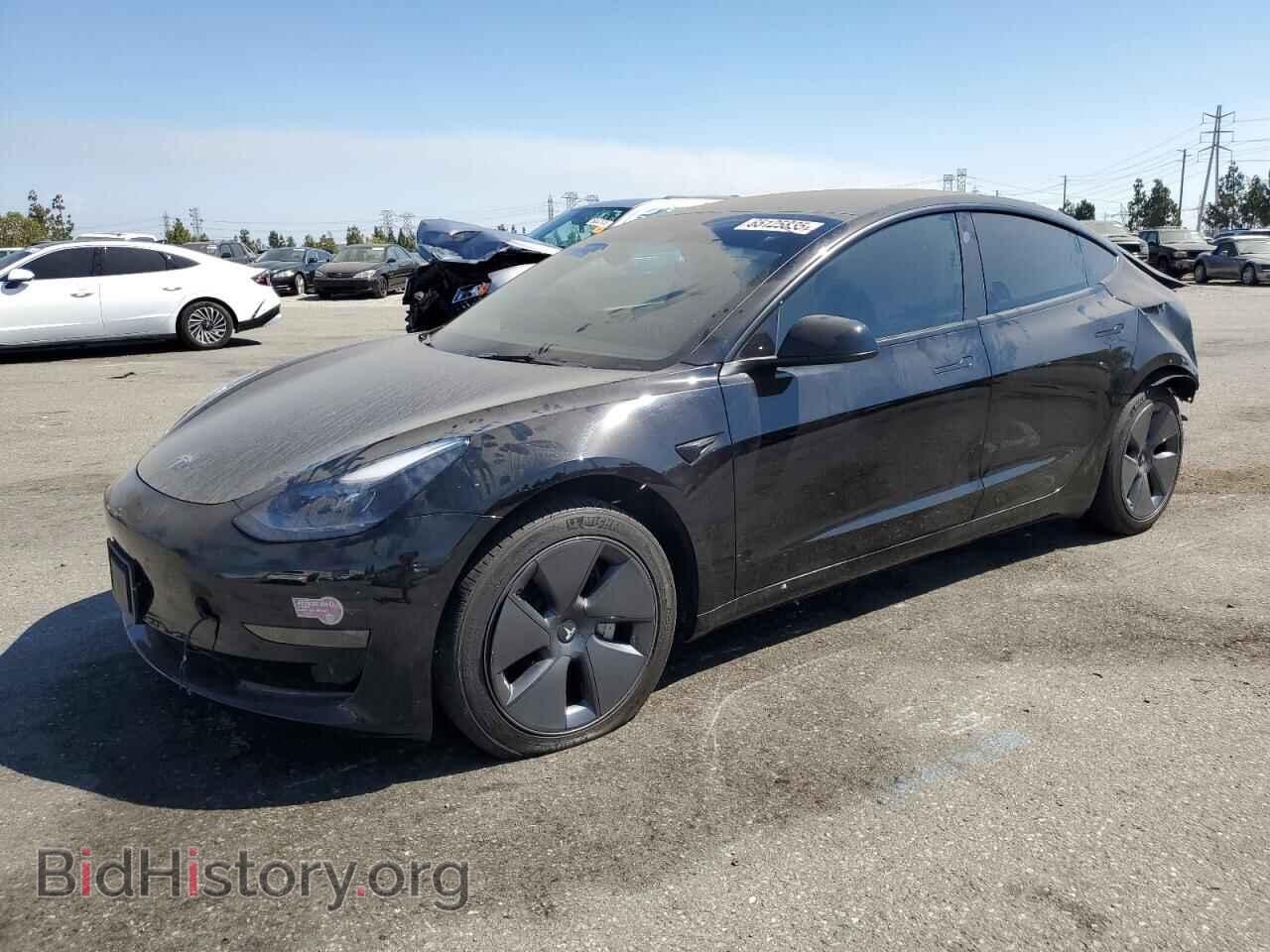 Photo 5YJ3E1EA4NF358409 - TESLA MODEL 3 2022