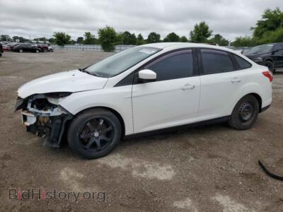 2012 Ford FOCUS SE, white — VIN 1FAHP3F22CL133263, Copart
