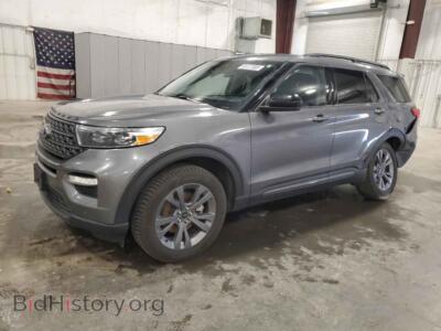 2022 Ford EXPLORER XLT, серый — VIN 1FMSK8DH8NGB91016, Copart
