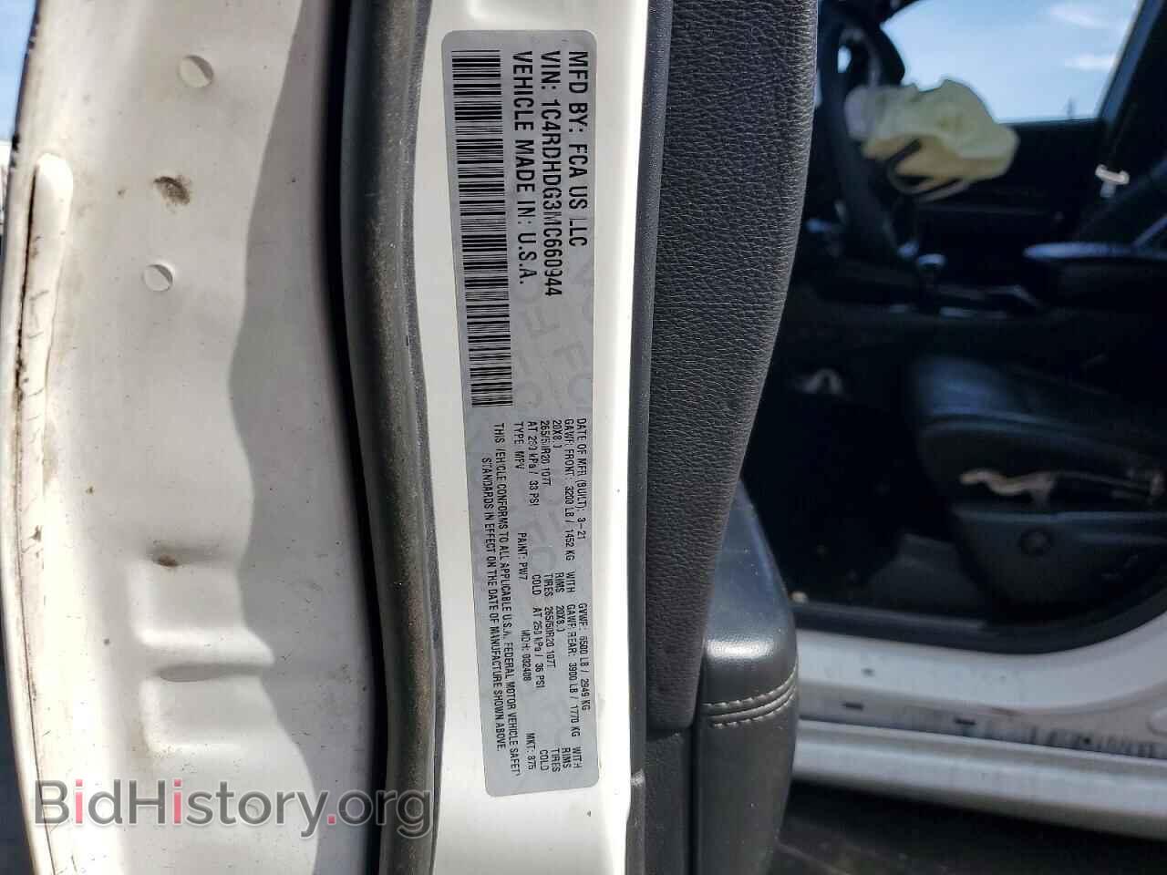 2021 DODGE DURANGO - VIN: 1C4RDHDG3MC660944 - Photo 13