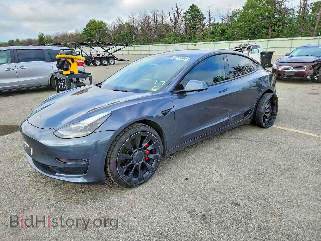 Photo 5YJ3E1EC1NF124701 - TESLA MODEL 3 2022