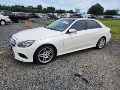 2014 Mercedes-Benz E-CLASS 350 4MATIC, белый — VIN WDDHF8JB0EA854560, Copart