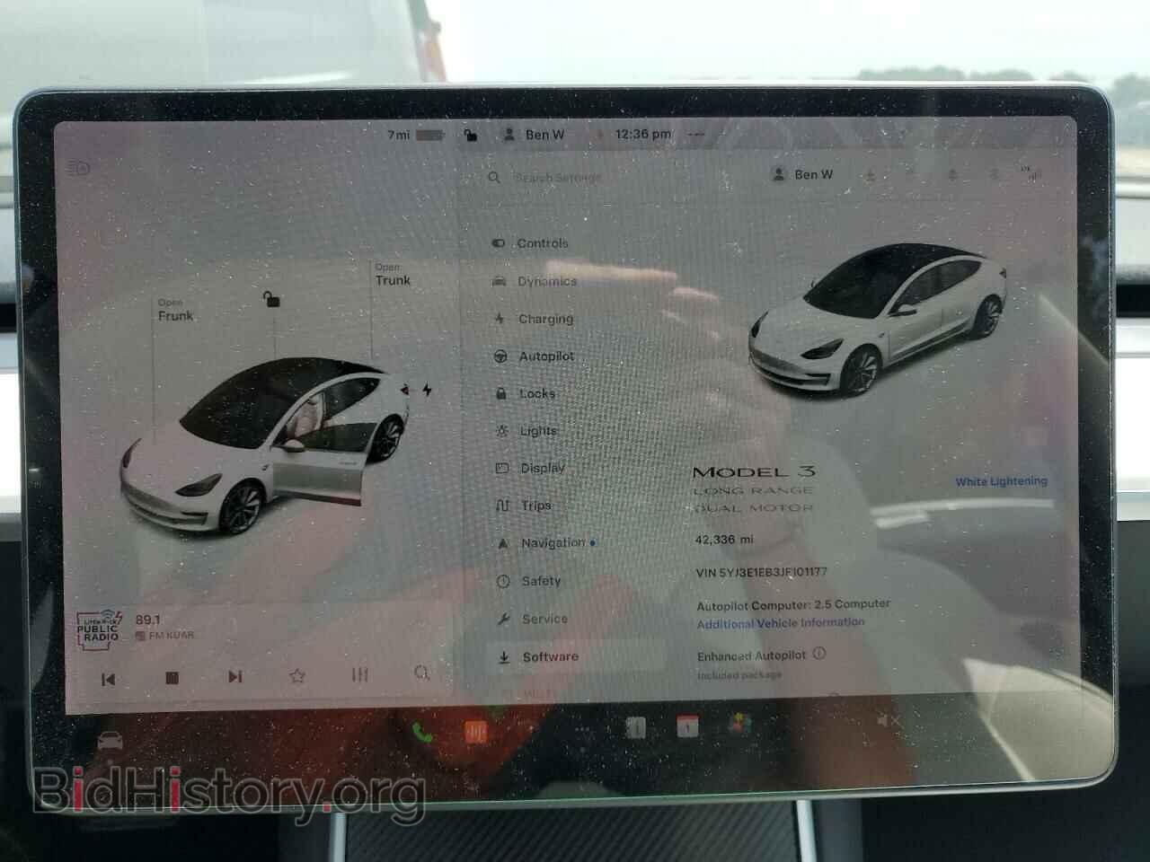 2018 TESLA MODEL 3 - VIN: 5YJ3E1EB3JF101177 - Фото 9